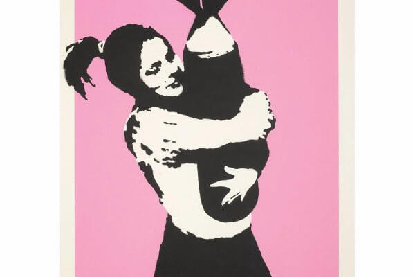 Banksy - Bomb Hugger Print