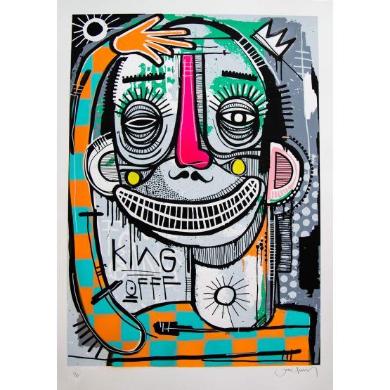 Joachim - King of Clowns chrome Print