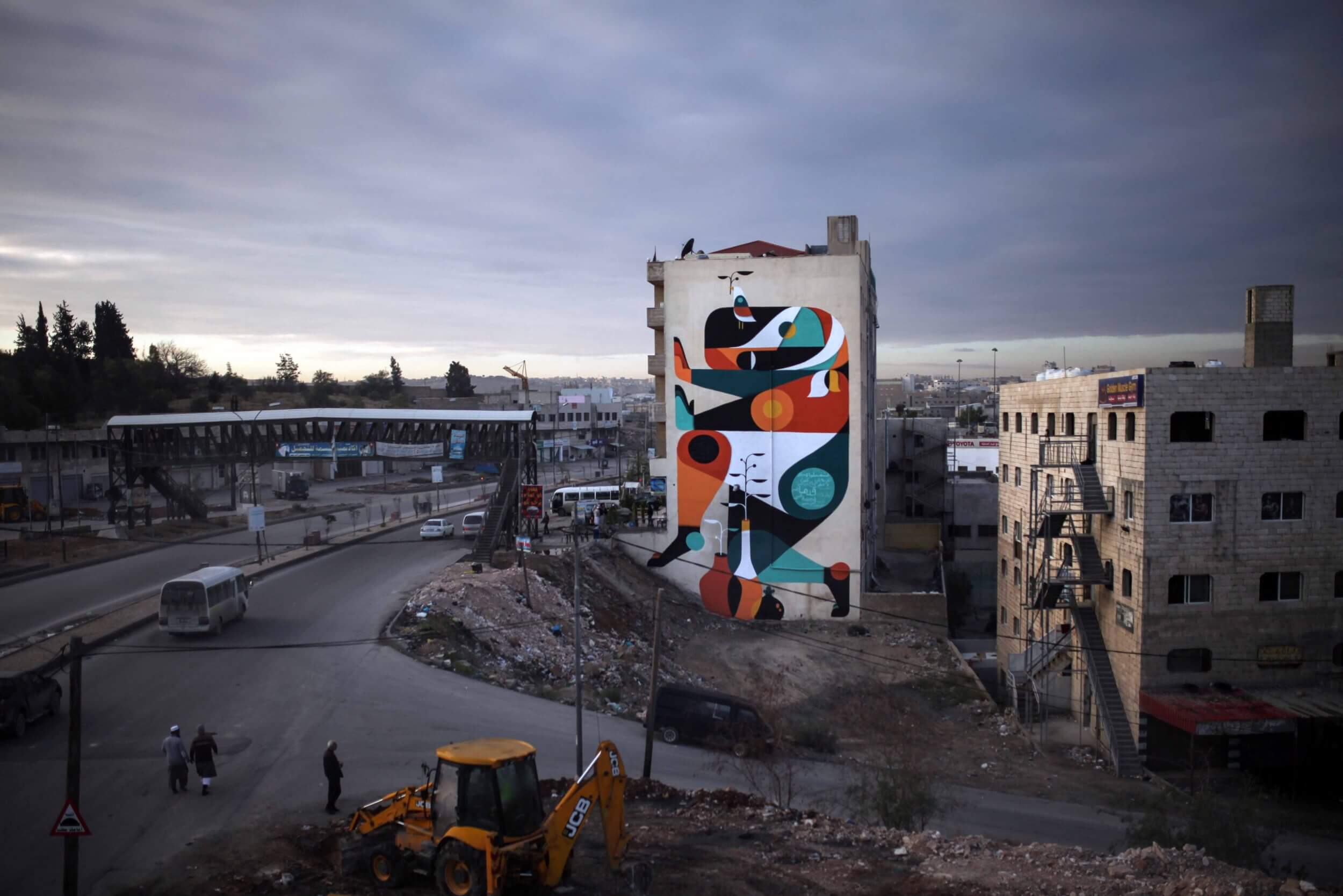 Interview with Ruben Sanchez about his wall in Jordan for OPEN SPACE