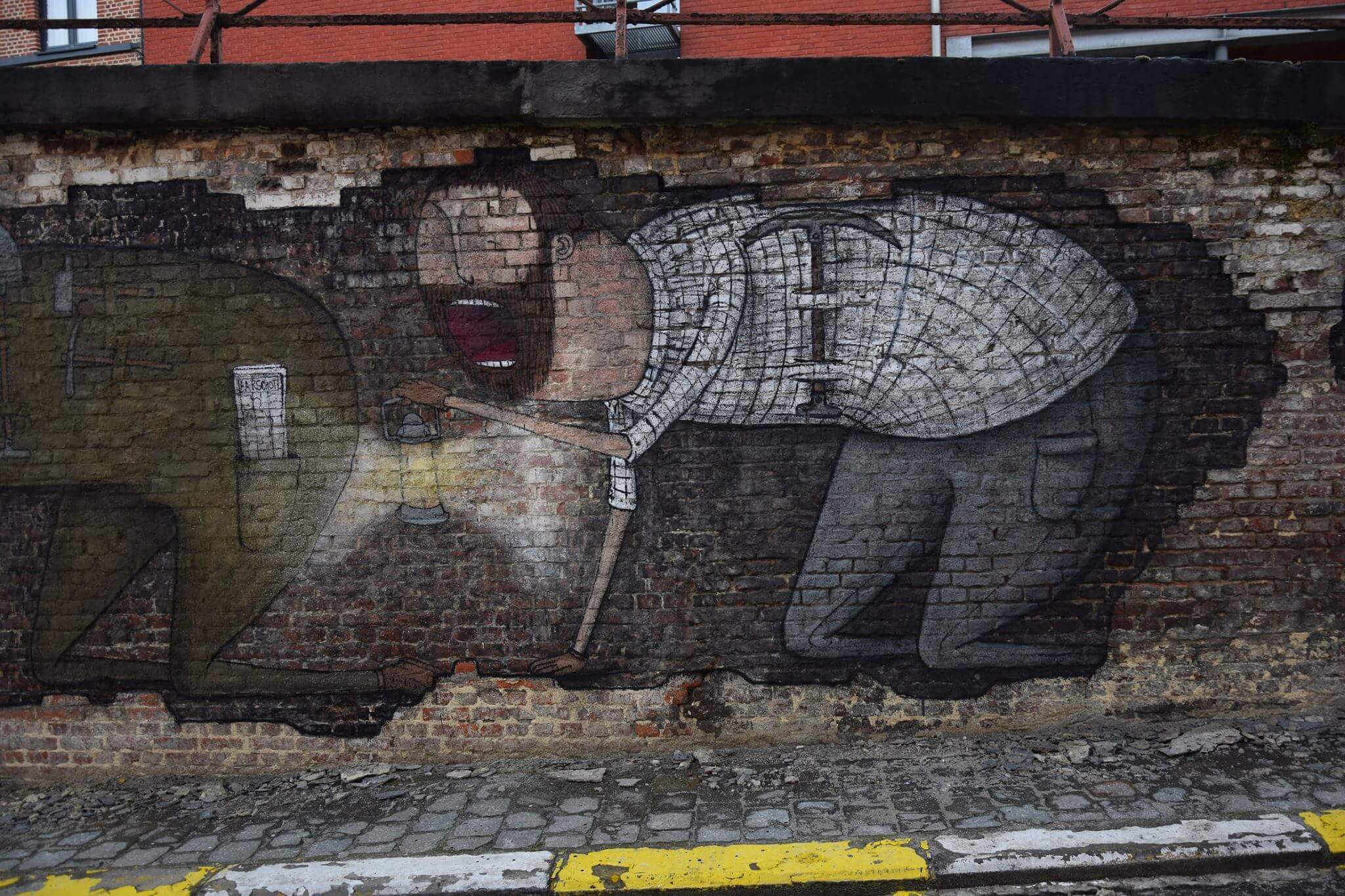 Bisser New Street Art Mural Arendschot In Aarschot Belgium 2016