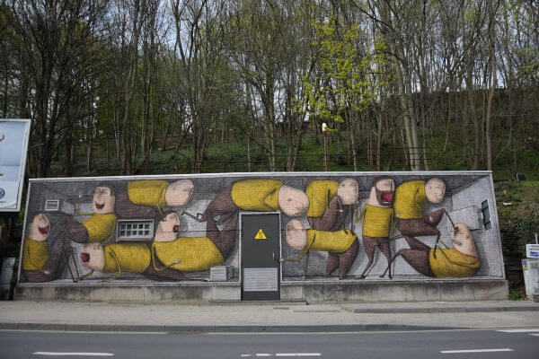 Bisser street art in Leuven