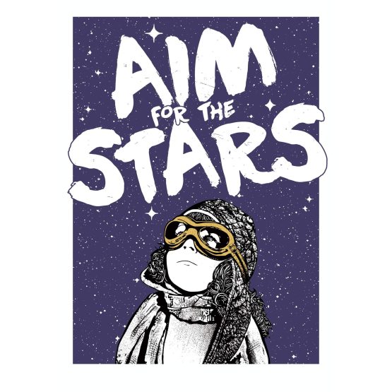 NME - Aim for the Stars Print (Gold edition)