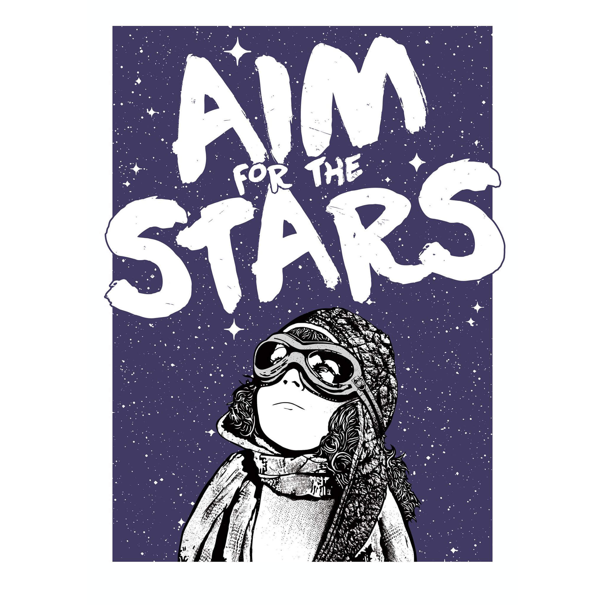 NME - Aim for the Stars Print (Silver edition)