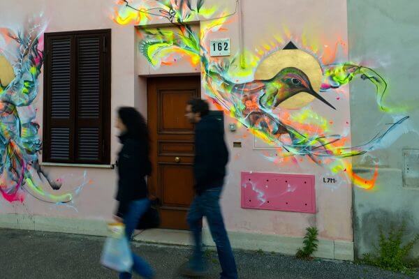 L7m Street art Rome Italy