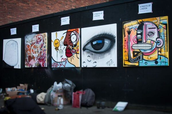 GraffitiStreet Urban show Streets of London, Tackling Homelessness