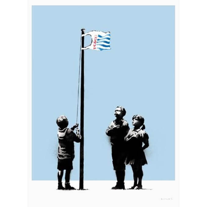 Banksy - Very Little Helps Print