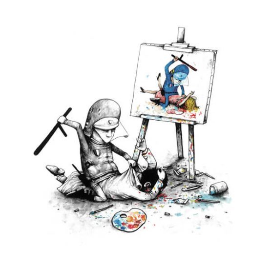 Dran - Free Speech Print