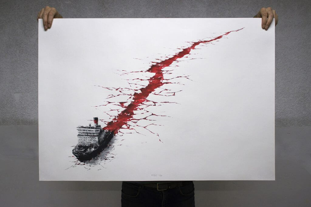 Pejac - Wound Print