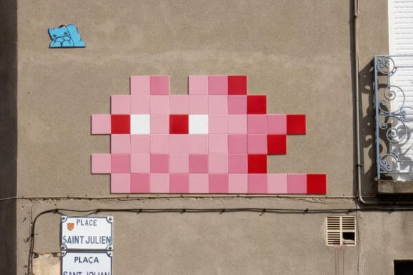 Space Invader, Pink Invasion , Toulouse, France Photo © Space Invader
