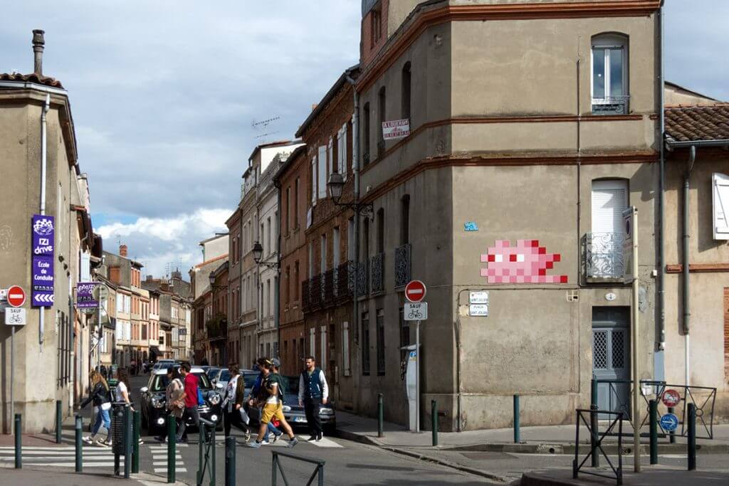 Space Invader, Pink Invasion , Toulouse, France Photo © Space Invader