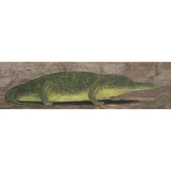 Bisser - Crocodile (on Wood)