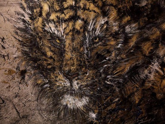 'Uncaged' by street artist Hua Tunan GraffitiStreet Underground 2016, London Photo Credit Hua Tunan