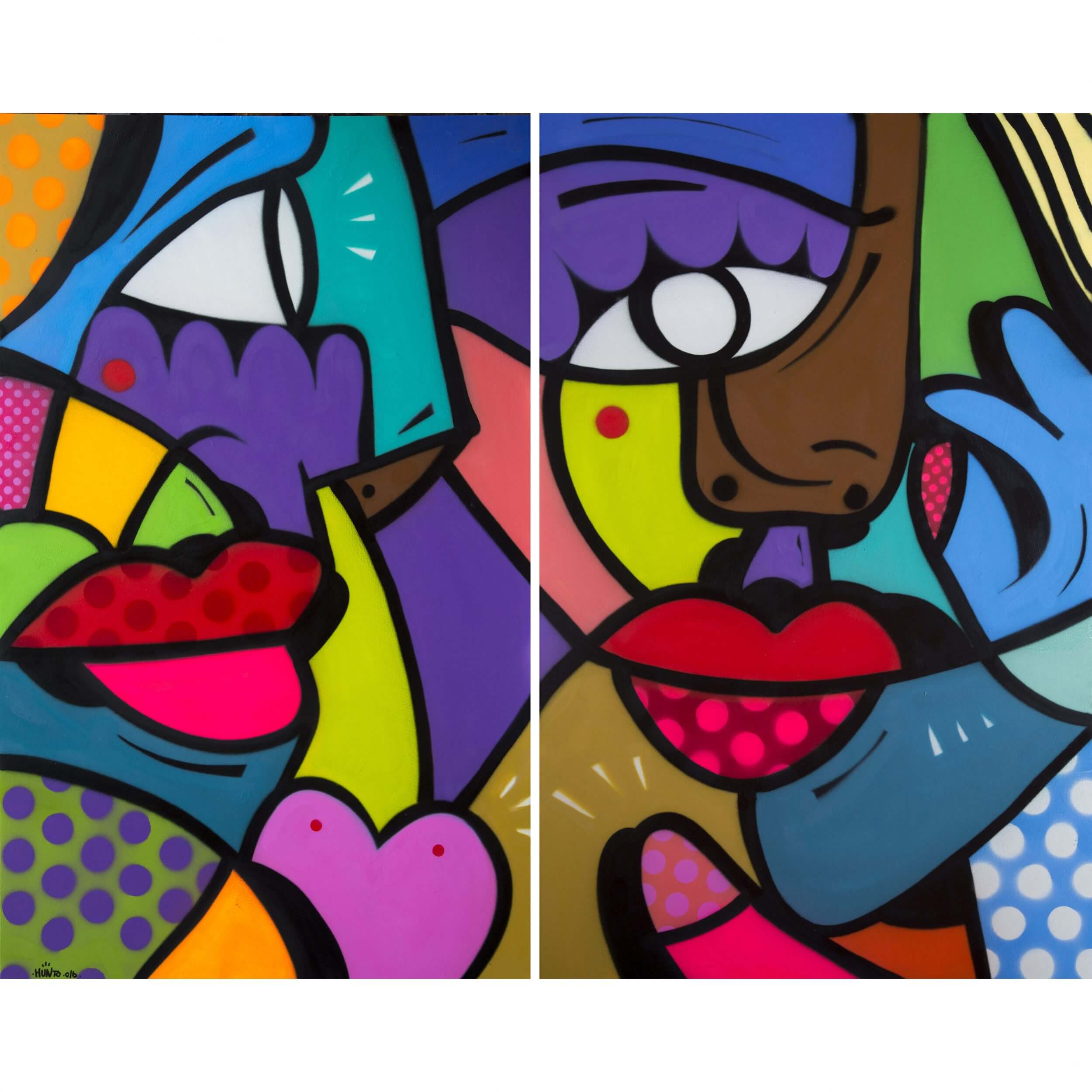 Hunto - Untitled Diptych