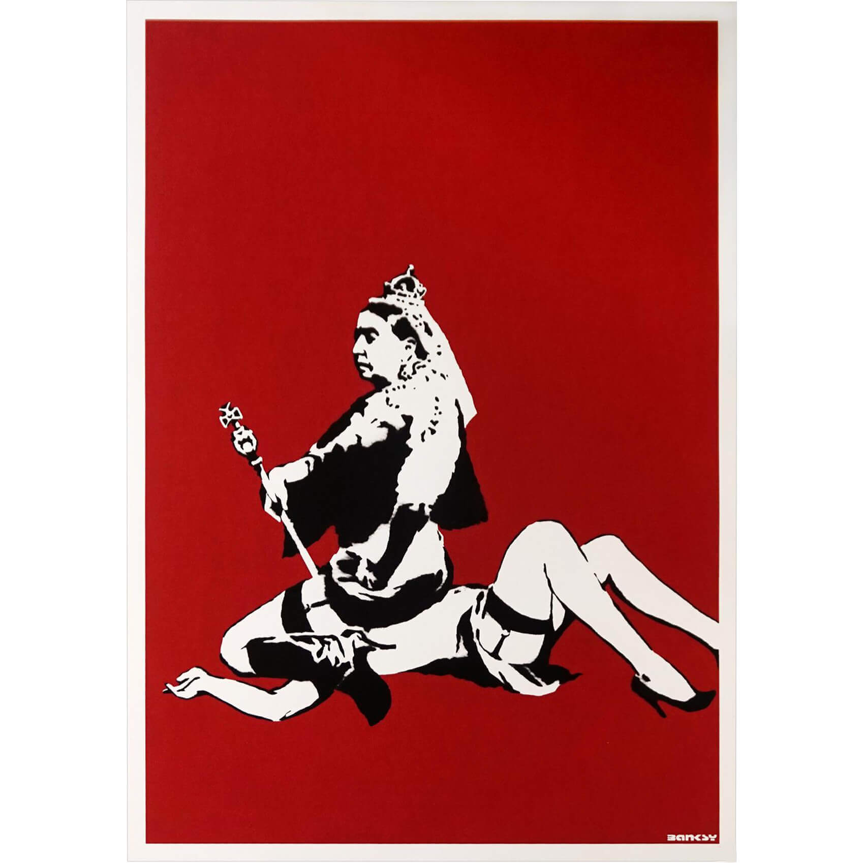 Banksy - Queen Vic (Unsigned) Print