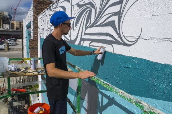 Astro, Art RePublic, Street Art Festival 2016, Jacksonville. Photo Credit Iryna Kanishcheva