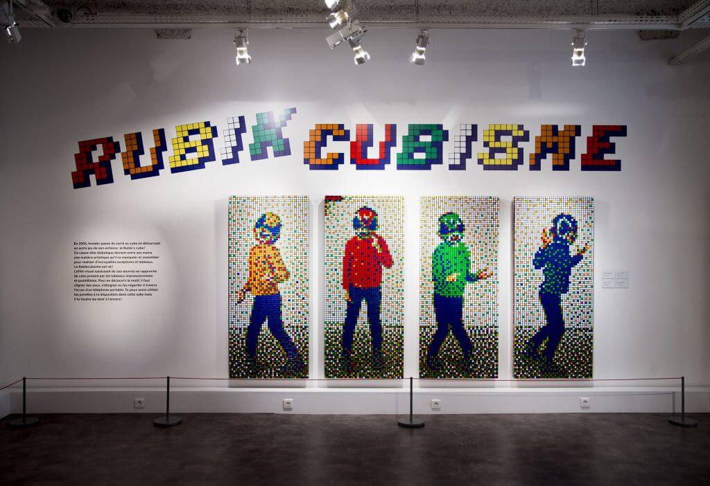 "Hello my Game is...", Space Invader's solo show, Musee en Herbe, Paris 2017. Photo credit GraffitiStreet
