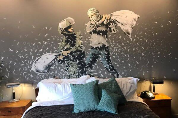 Banksy Walled off Hotel, Bethlehem