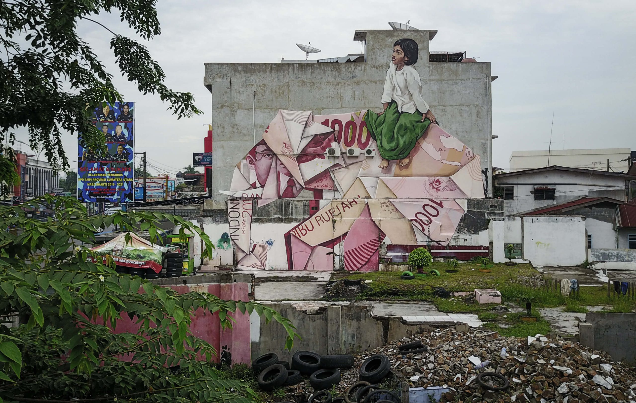 Splash and Burn : An Activist Art Campaign, Sumatra 2017