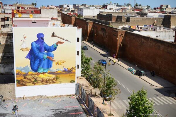 Waone, Jidar Street Art Festival, Rabat 2017