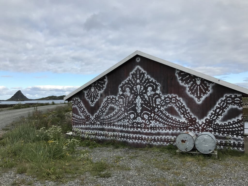 Nespoon, UpNorth Street Art Festival, Røst, Norway 2017. Photo Credit @Toris64