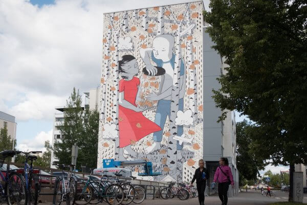 Millo,UPEA Street Art Festival, Finland. Photo Credit John Blafield.