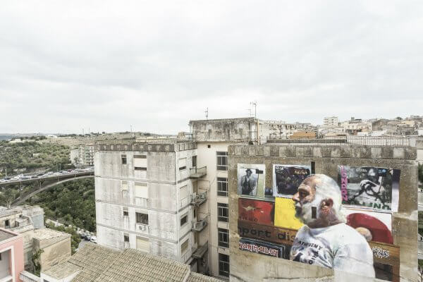 Sebas Velasco, FestiWall Street Art Festival, Ragusa, Sicily 2017. Photo Credit Marcello Bocchieri