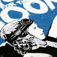 NME - Shoot For The Moon (Silver Edition) Print Detail