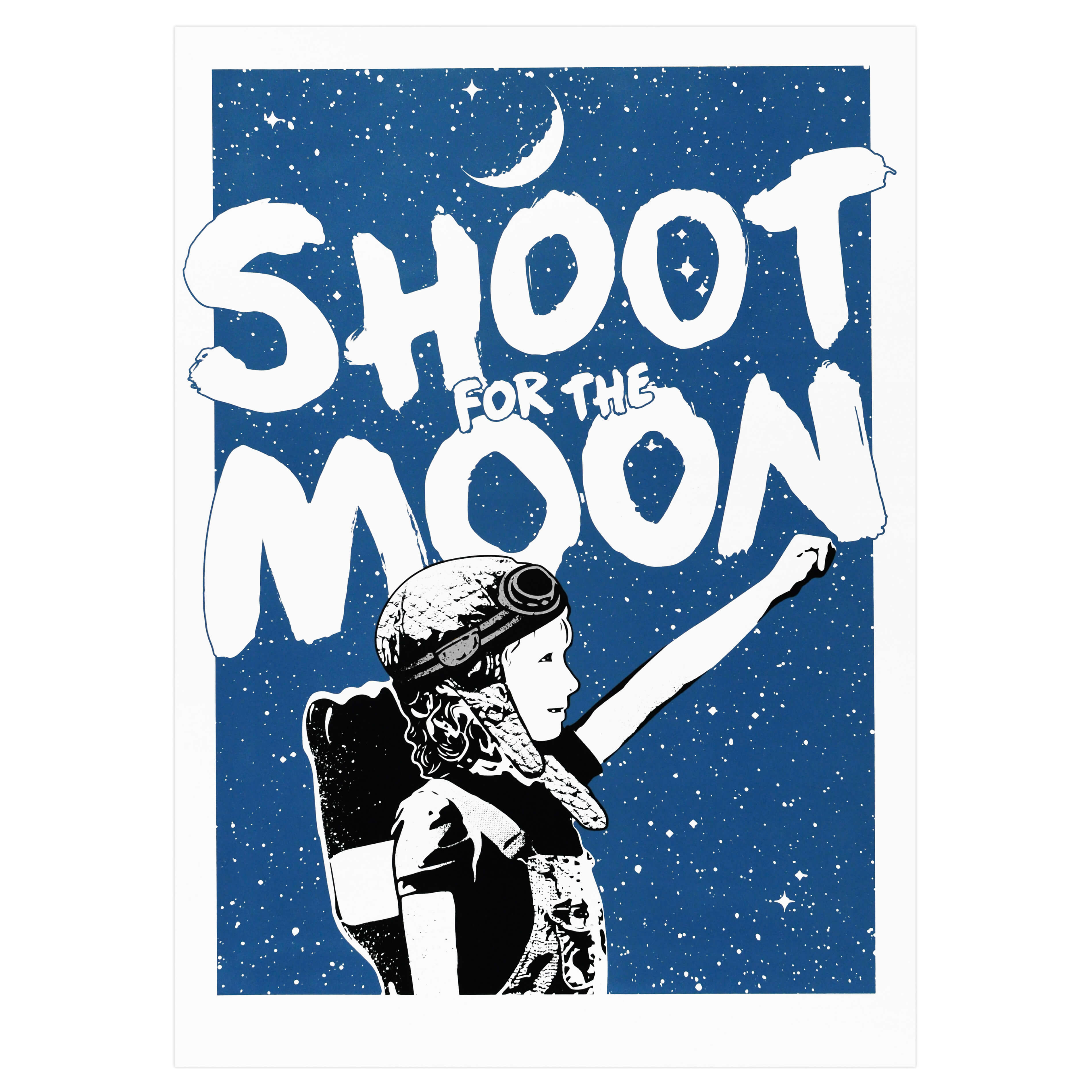 NME - Shoot For The Moon (Silver Edition) Print Detail