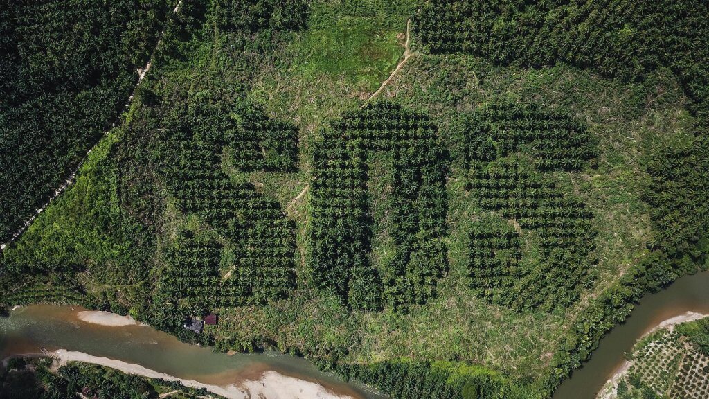 Ernest Zacharevic, Save Our Souls Project SOS, Palm Oil Plantation, Sumatran. Photo Credit All is Amazing