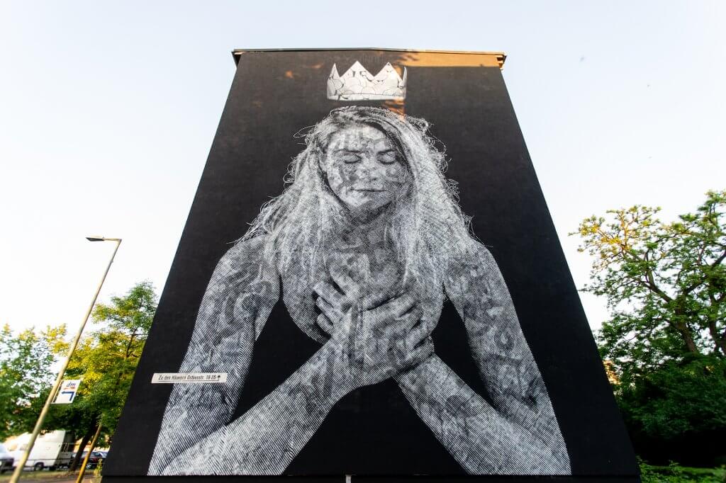 Snik and Nuno Viegas, Berlin Mural Fest 2018. Photo Credit Berlin Mural Fest