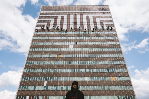 Lousy Auber, Bratislava Street Art Festival Hotel 2018. Photo Credit Jakub Caprnka