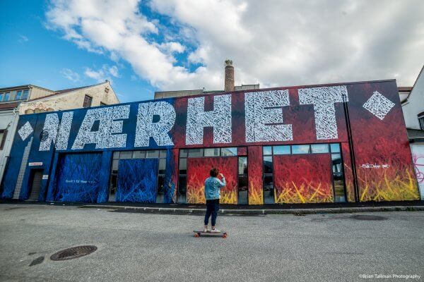 Said Dokins, Nuart Festival, Stavanger 2018. Photo Credit Brian Tallman