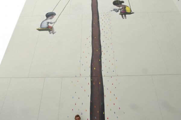 Nicklaus Children’s Hospital Foundation, along with donors Goldman Global Arts and Jessica Goldman Srebnick, unveiled a five-story mural painted at Nicklaus Children’s Hospital by world-renowned French street artist, Seth Globepainter.
