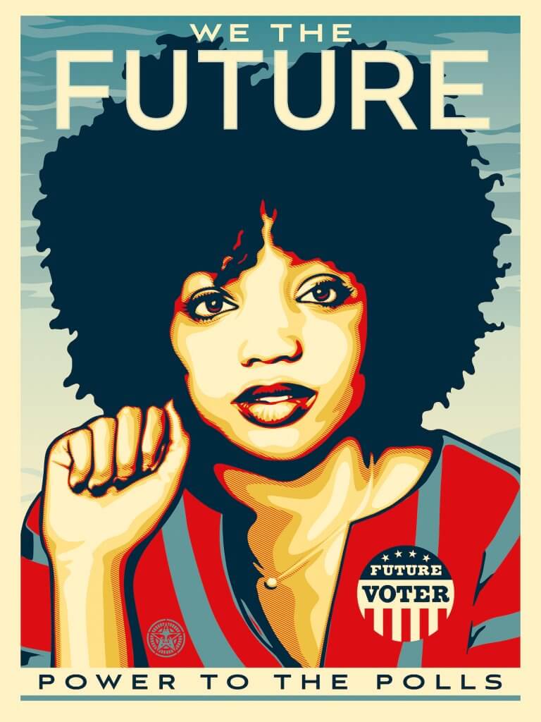 Activist Activist Winter BreeAnne Minisee, Poster credit Shepard Fairey