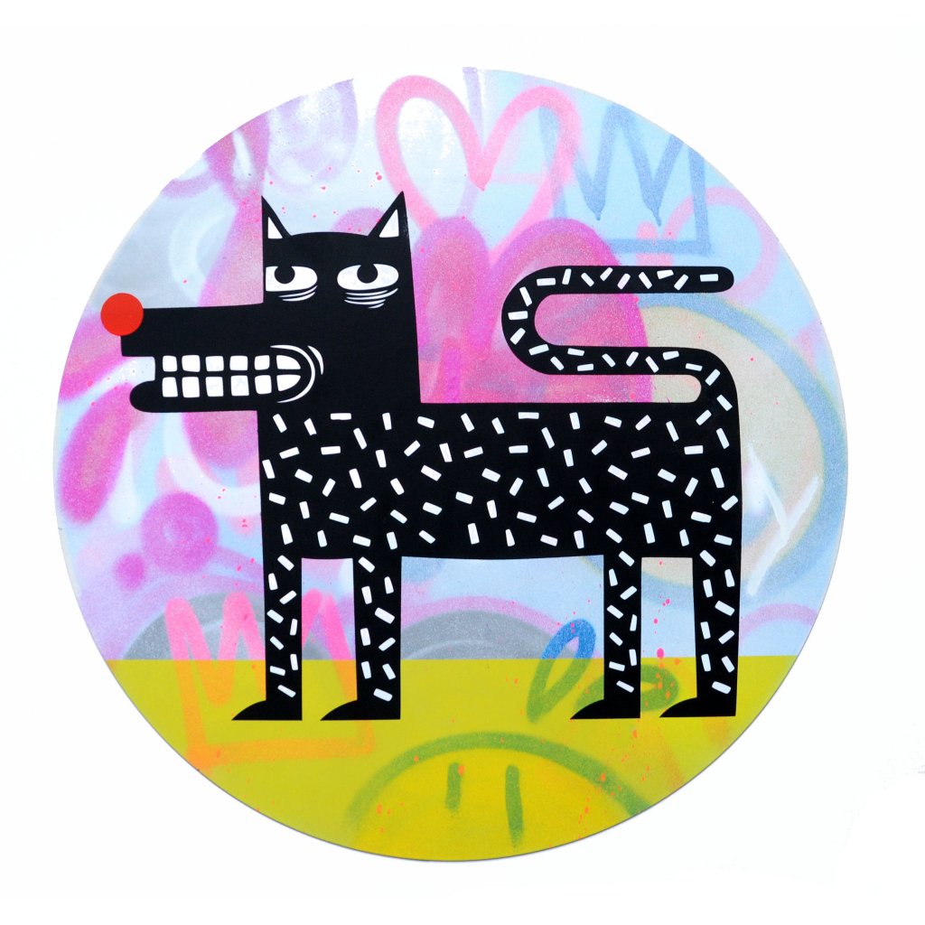 Joachim - The Watchdog (Graffiti Pop on Aluminium Hand finished Edition) #2