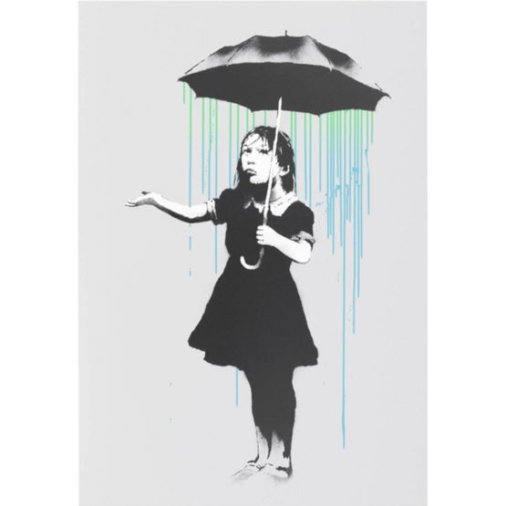 Banksy - Nola (Blue/Green Edition) Print