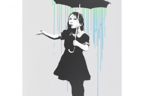 Banksy - Nola (Blue/Green Edition) Print