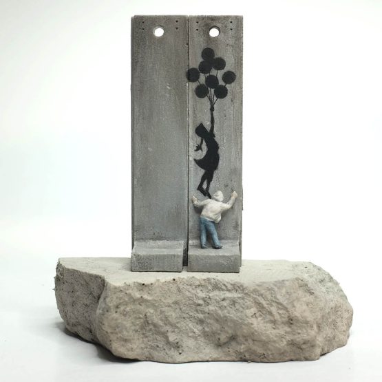 Banksy - Walled Off Hotel "Girl With Balloon" Separation Wall Sculpture