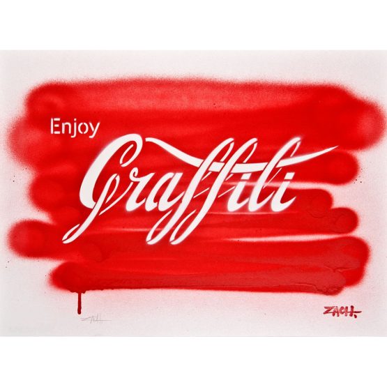 Ernest Zacharevic - Enjoy Graffiti (Handsprayed)