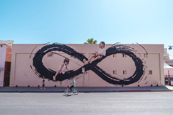 Ernest Zacharevic, Life is beautiful 2019. Photo Credit Just Kids