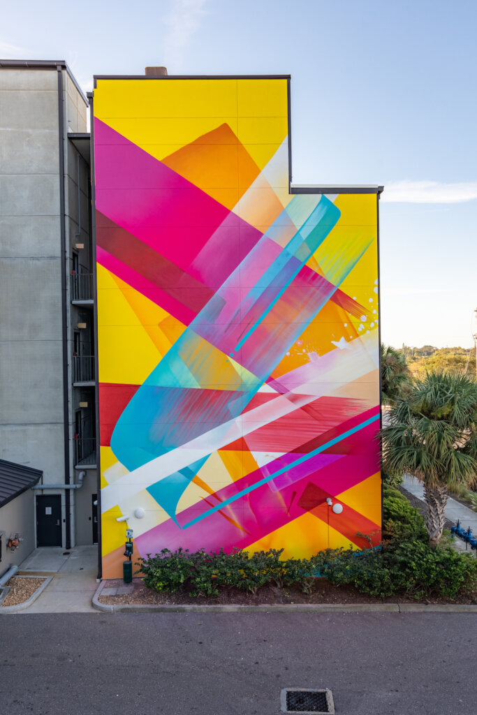 MadC. SHINE St. Petersburg Street Art Mural Festival, Florida 2022. Image © Mark Rapien
