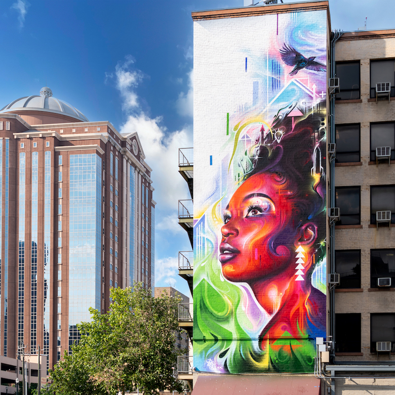 Q&A: TU creative director on the campus murals going viral