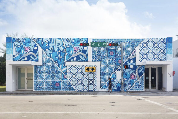 Heartful/Heart Fuel: A Stunning New Mural by ADD FUEL Celebrating Love and Gratitude, Miami. Image credit Expanded Roots