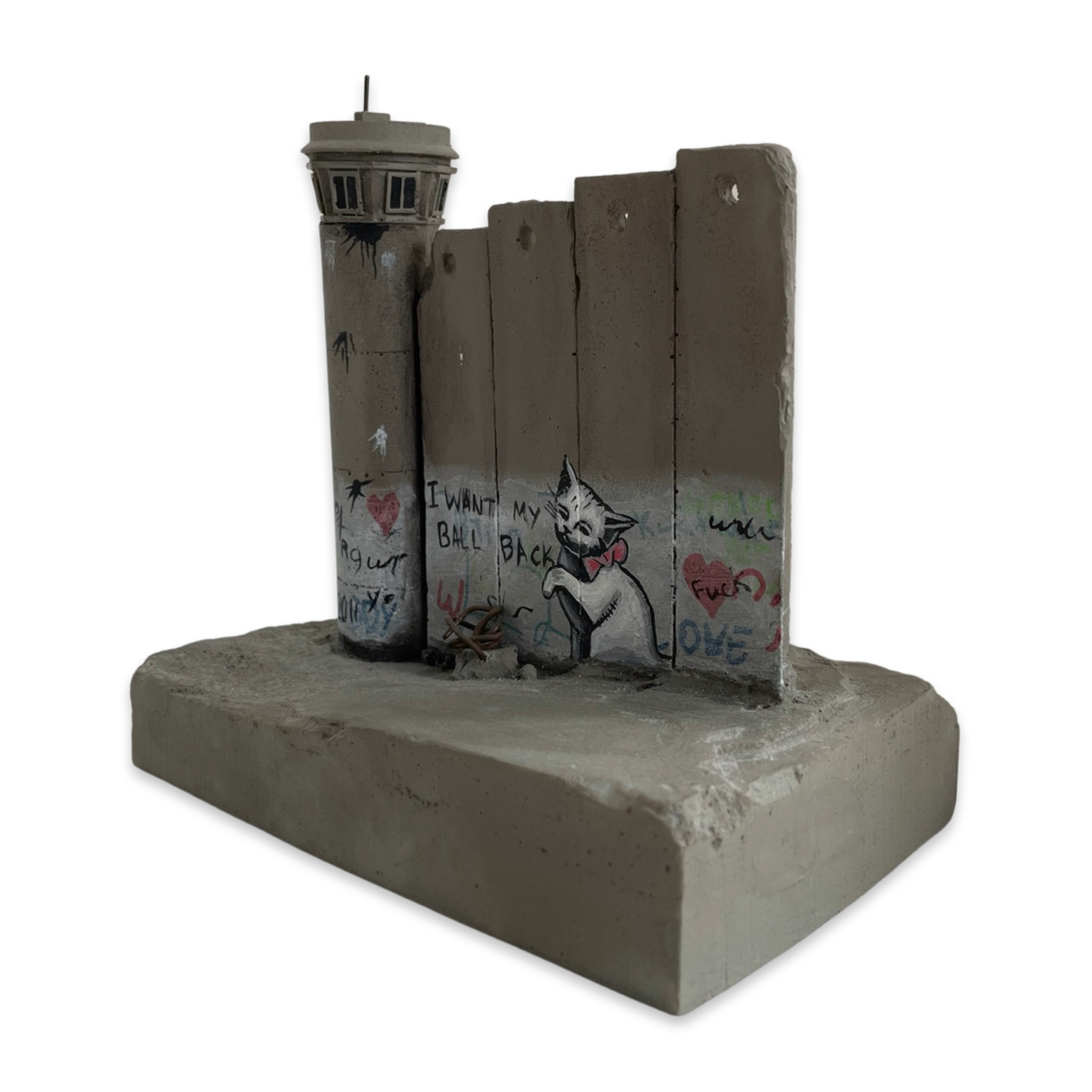 Banksy - Walled Off Hotel Wall Section 
