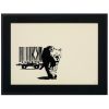 Authentic Banksy Barcode print with Pest Control COA for sale