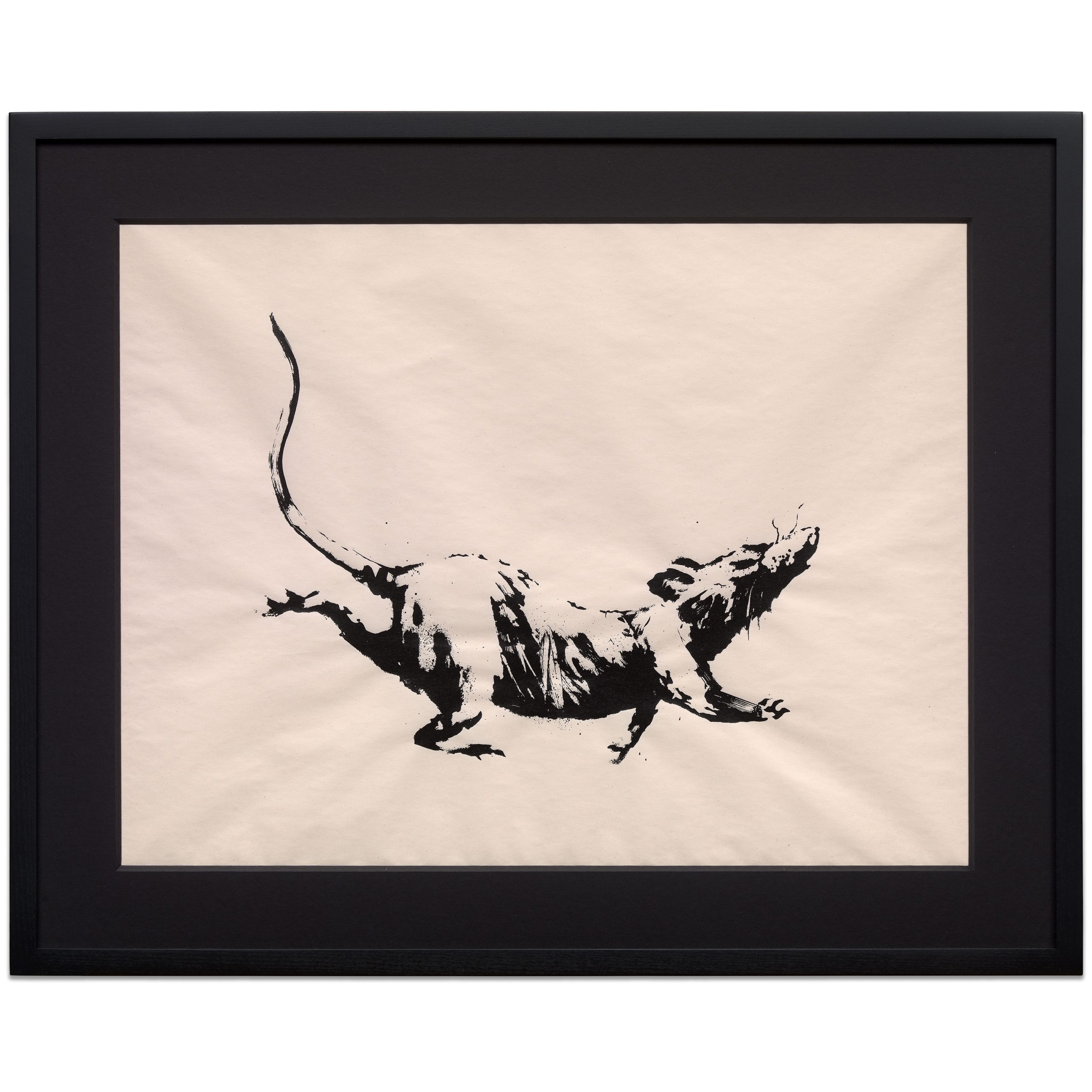 Banksy – GDP Rat (Framed)