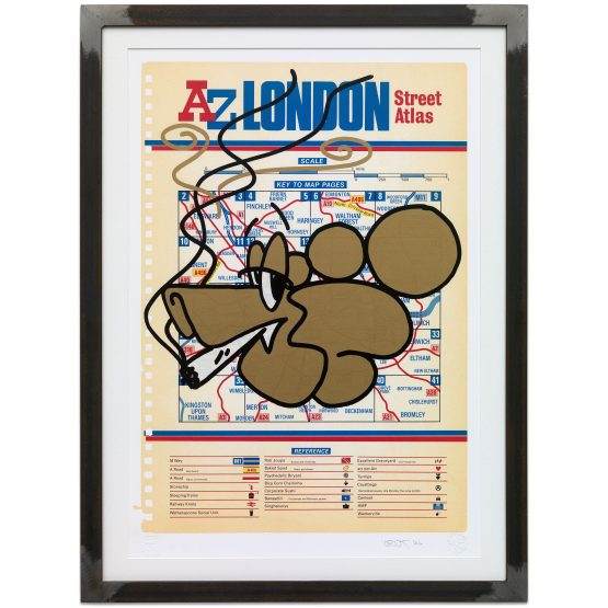 10Foot - Disintegration Loops (Golden Throwup) (Framed)