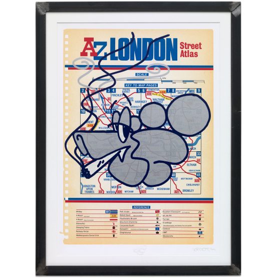 10Foot - Disintegration Loops (Silver Throwup) (Framed)