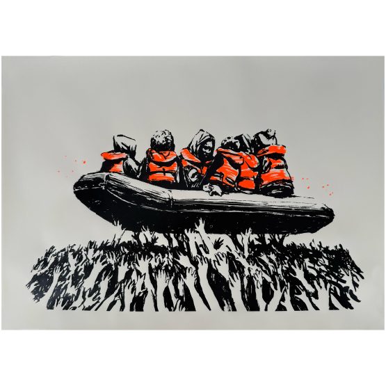 Banksy - Migrant Boat (Glastonbury 2025)