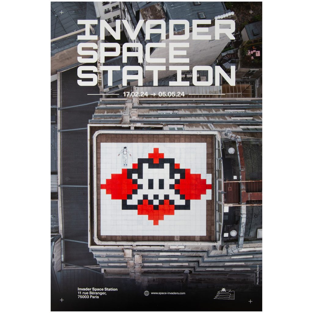 Invader - Invader Space Station Show Paris 2024